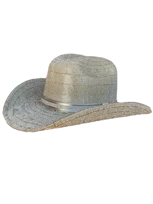 Sombrero tipo swarovski estilo texano.