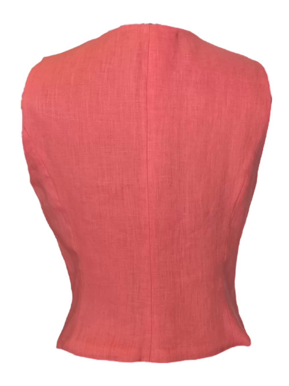 Chaleco de Lino con botones - Image 2