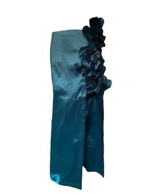 Falda con detalle de flores